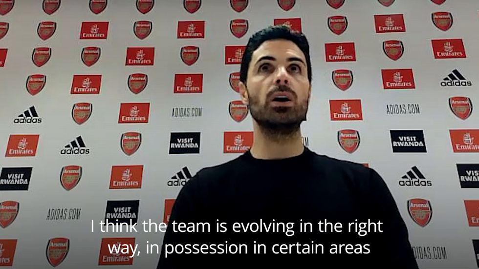 Arsenal boss Mikel Arteta impressed with Bukayo Saka's maturity