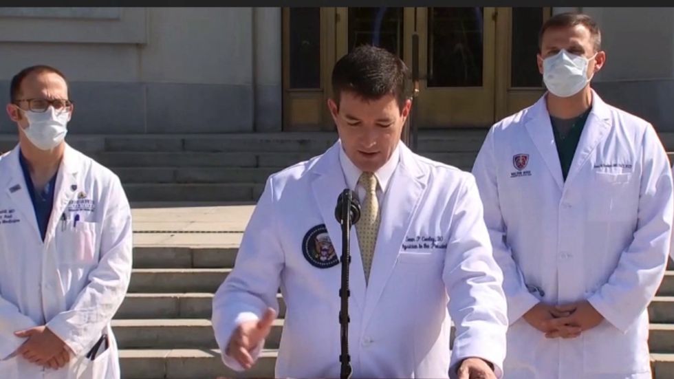 Donald Trump's doctor explains when the president was administered with oxygen