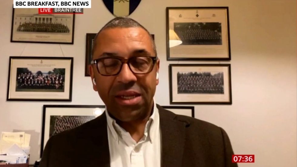 James Cleverly suggests Labour to blame to UK's failings