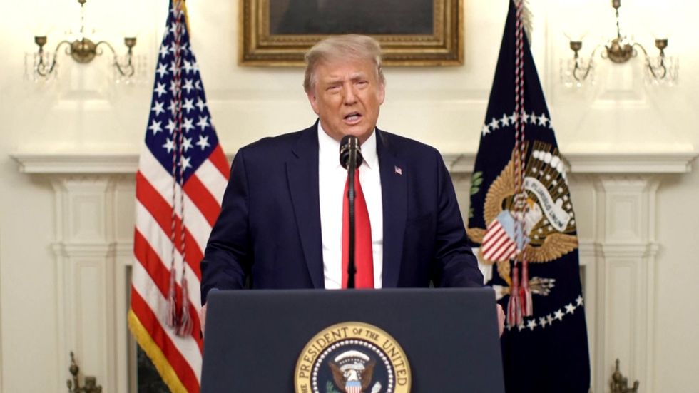 Trump uses Catholic charity speech to accuse Democrats of anti-religious bigotry