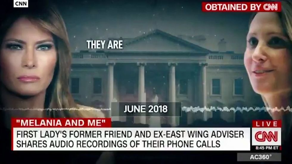Melania Trump caught on tape talking about row over children separated at border