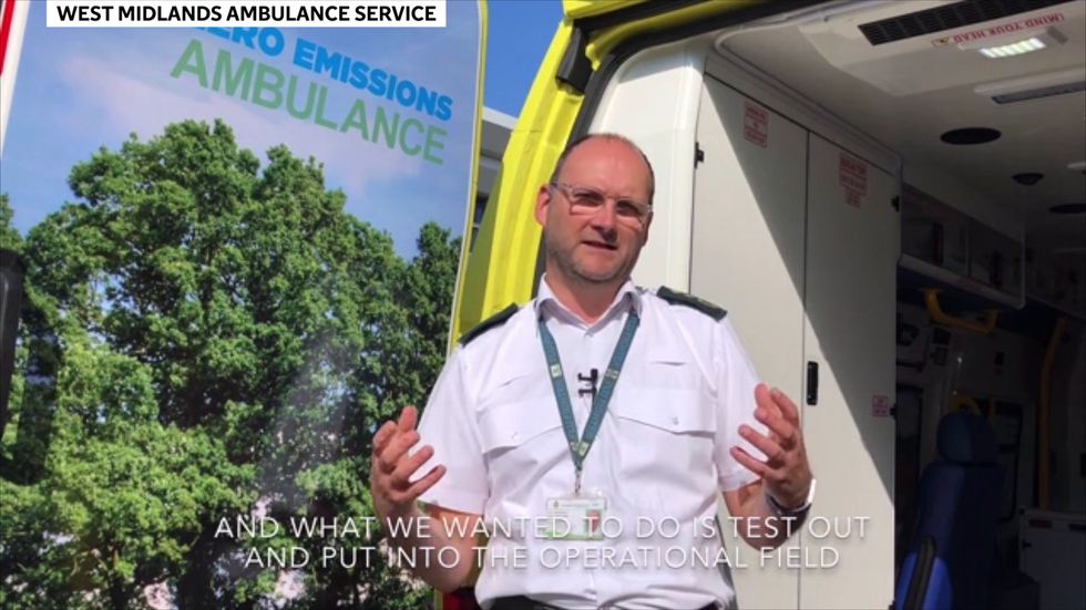West Midlands Ambulance Service launches first all-electric ambulance