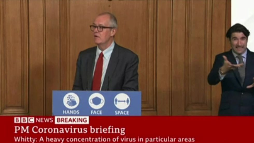 Patrick Vallance says  "we don't have this under control" at coronavirus briefing
