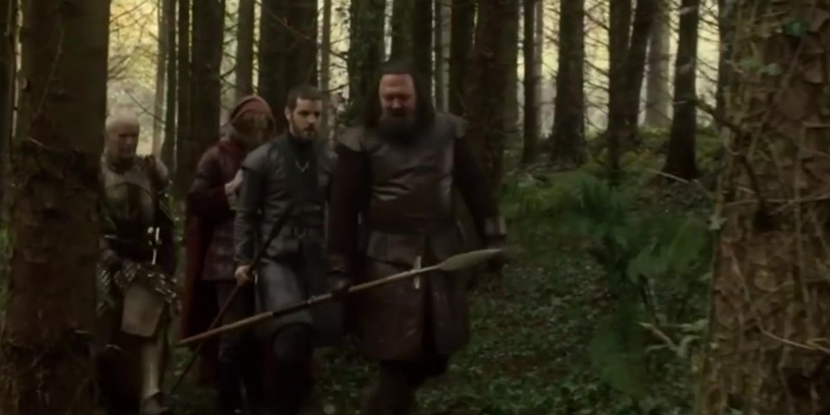 King Robert Baratheon goes hunting in season one of Game of Thrones