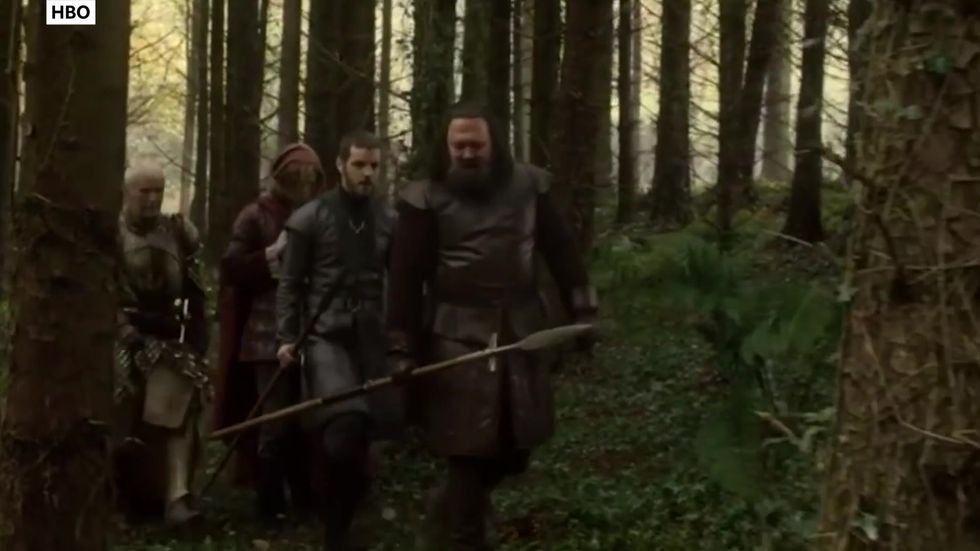 King Robert Baratheon goes hunting in season one of Game of Thrones