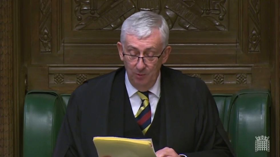 Speaker accuses government of treating Commons with 'contempt'