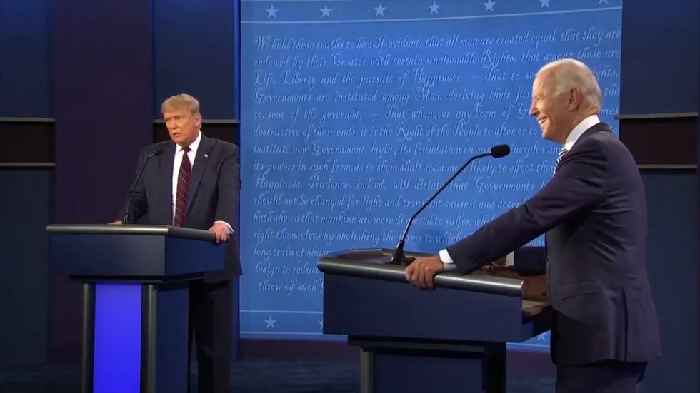 Trump accuses Biden of being a socialist moments into presidential debate: 'They're going to dominate you, Joe'