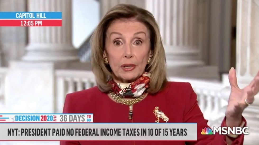 Pelosi says trump debts make him a national security risk