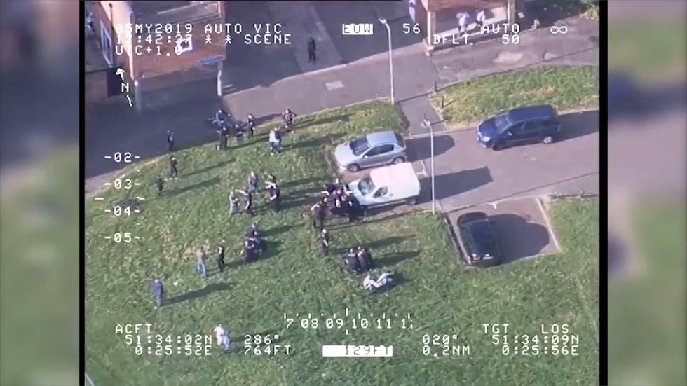 Eight police officers doused in petrol in Basildon attack