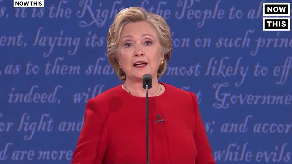 Donald Trump brags about not paying taxes in 2016 debate