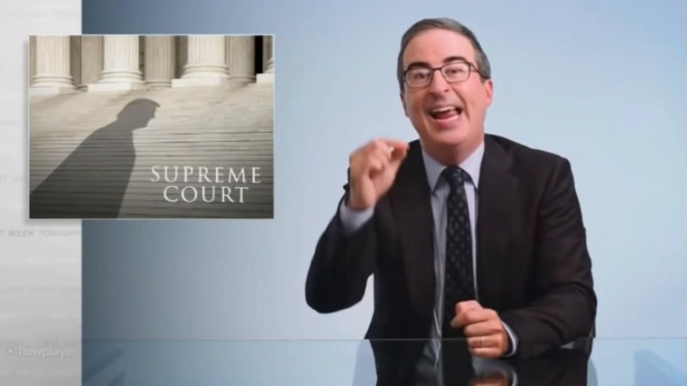 John Oliver condemns Trump’s potential refusal to concede election