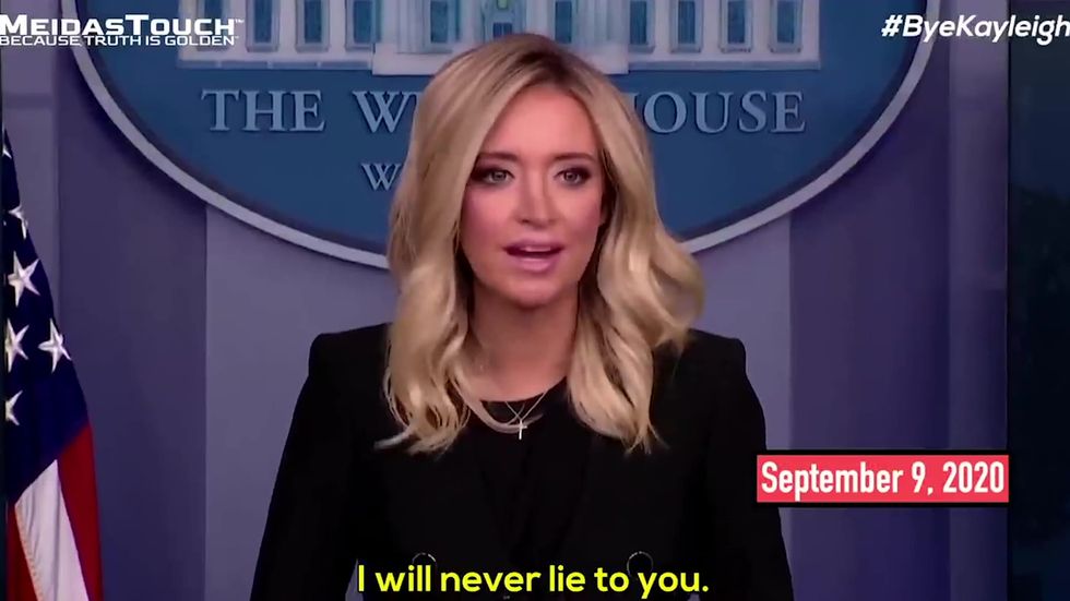 Kayleigh’s deceit will be long remembered: video compiling press secretary lies goes viral