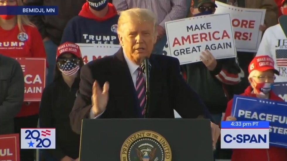 Trump mocks MSNBC reporter shot by police with rubber bullet during protests in May