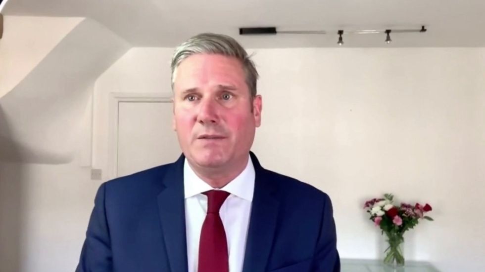 Keir Starmer says he only got Covid test because his wife is NHS worker