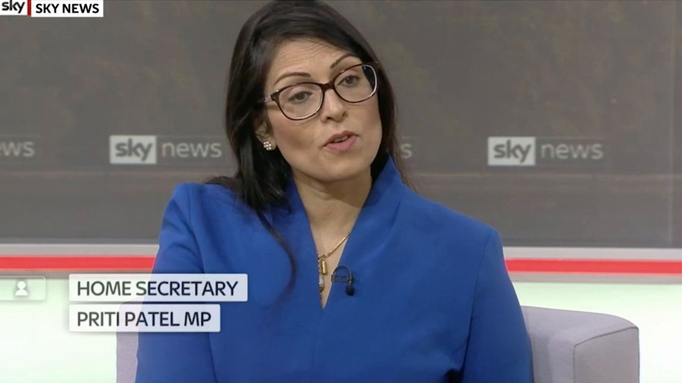 Home Secretary Priti Patel 'would call the police' if neighbours broke 'rule of six'