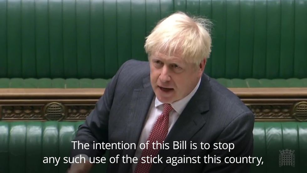 Boris Johnson: Brexit divorce Bill will act as an insurance policy for the UK
