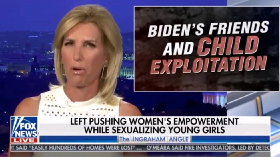 Laura Ingraham says Netflix film Cuties 'made for paedophiles' and 'embraced by Biden'