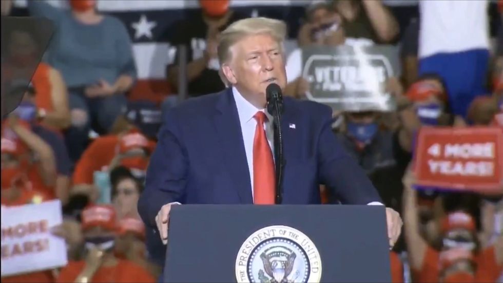 Trump appears confused says Joe Biden received Nobel Peace Prize during rally