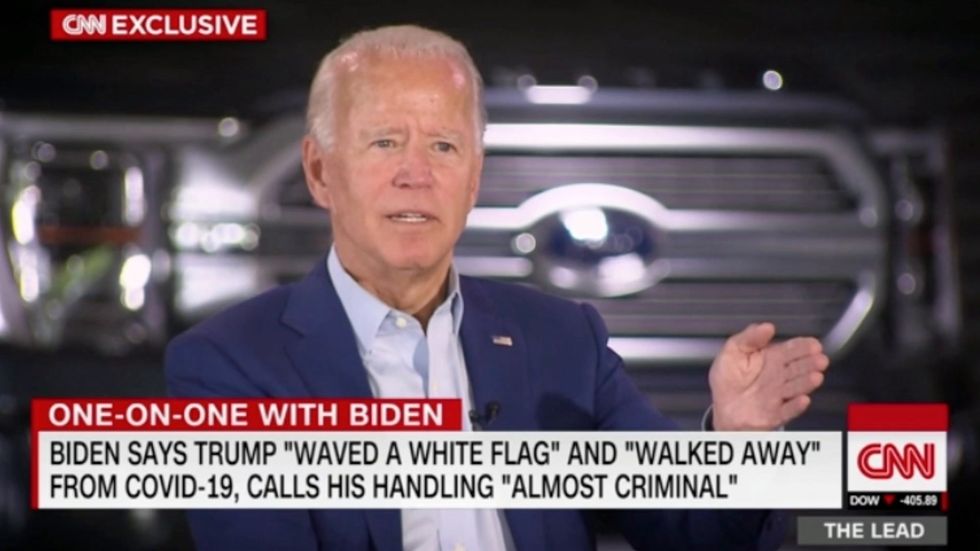 Biden says Trump has 'no conception' of national security