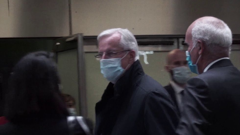 Michel Barnier arrives in UK for Brexit talks