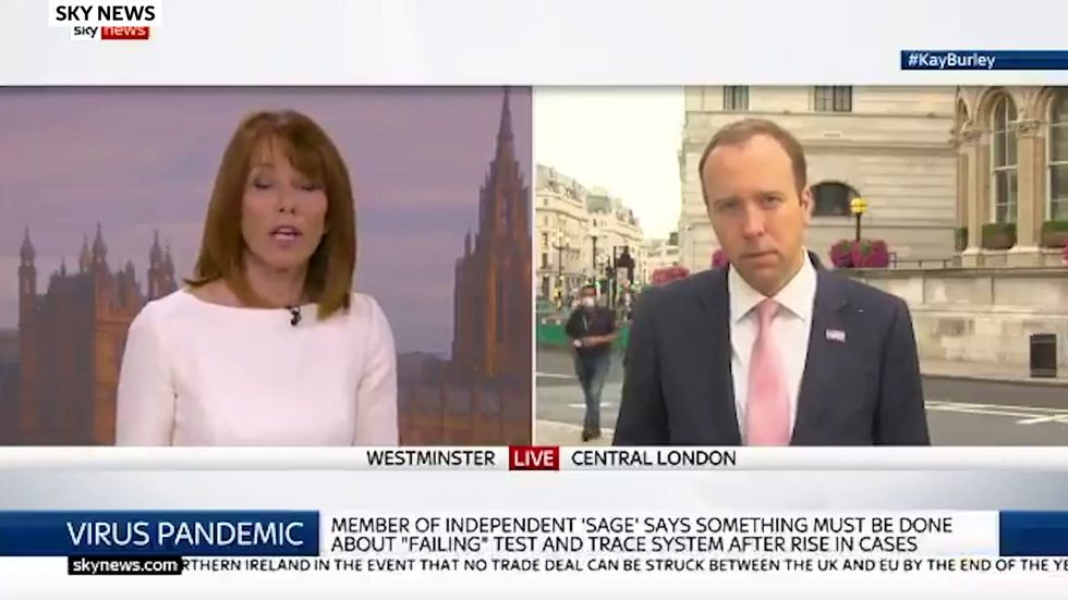 Matt Hancock blames testing problems on people asking for tests without symptoms