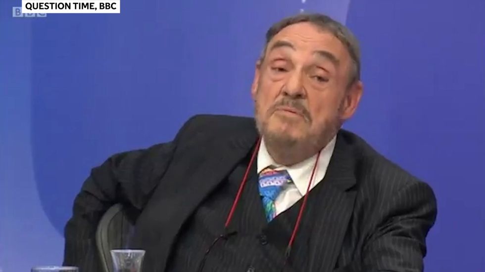 John Rhys-Davies loses his temper on Question Time