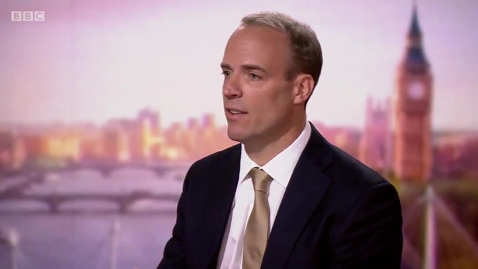 Dominic Raab urges people to go back to the office