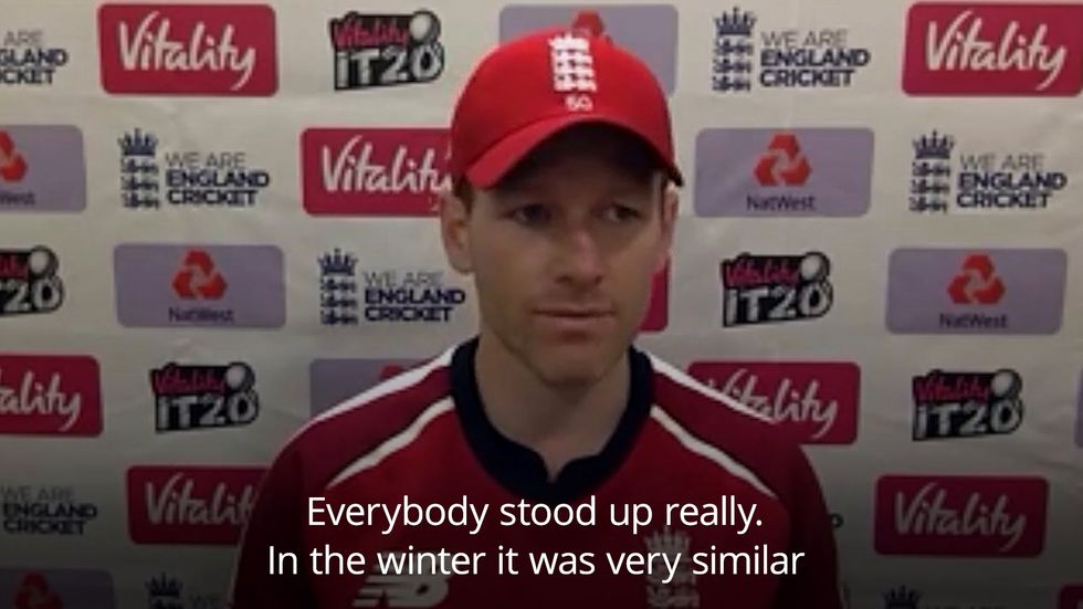 Eoin Morgan praises leadership qualities of Chris Jordan and Tom Curran
