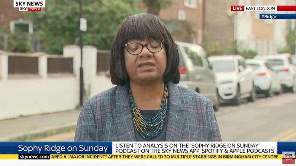 Diane Abbott calls Keir Starmer 'steer calmer' in live interview