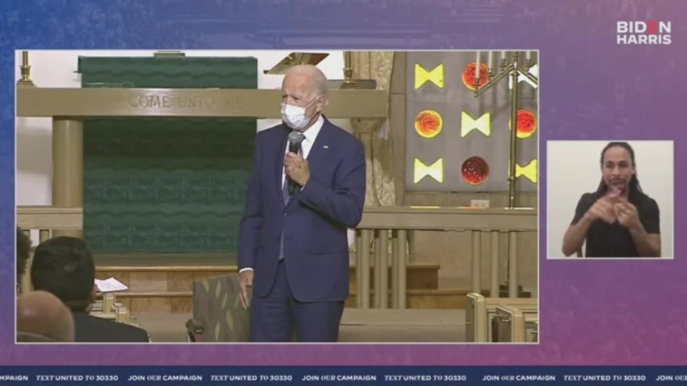 Joe Biden says Trump 'legitimises dark side of human nature' in Kenosha speech