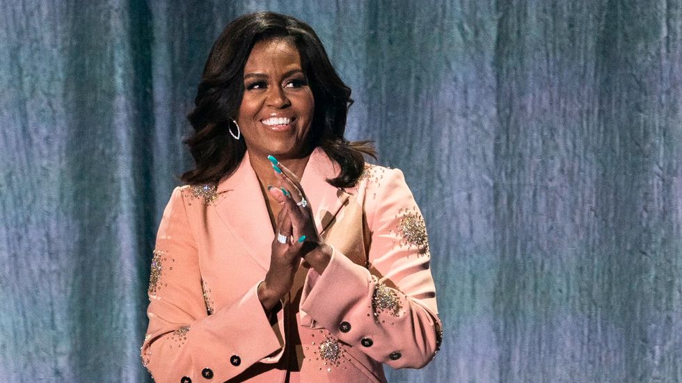 Michelle Obama says pick your partner like you would a basketball team