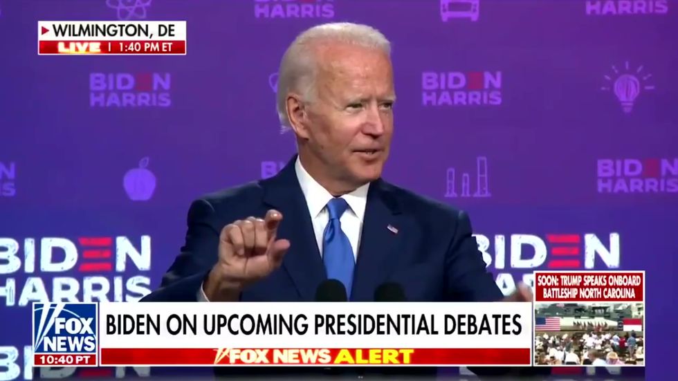 Biden would like live fact check ticker during debates