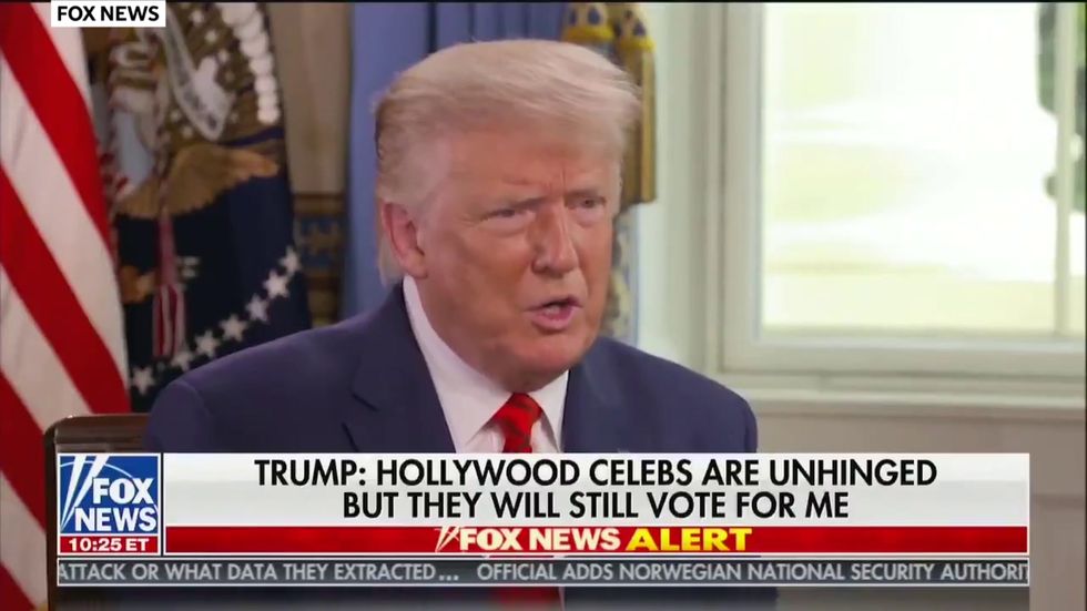 Trump says Hollywood will vote for him because they're greedy