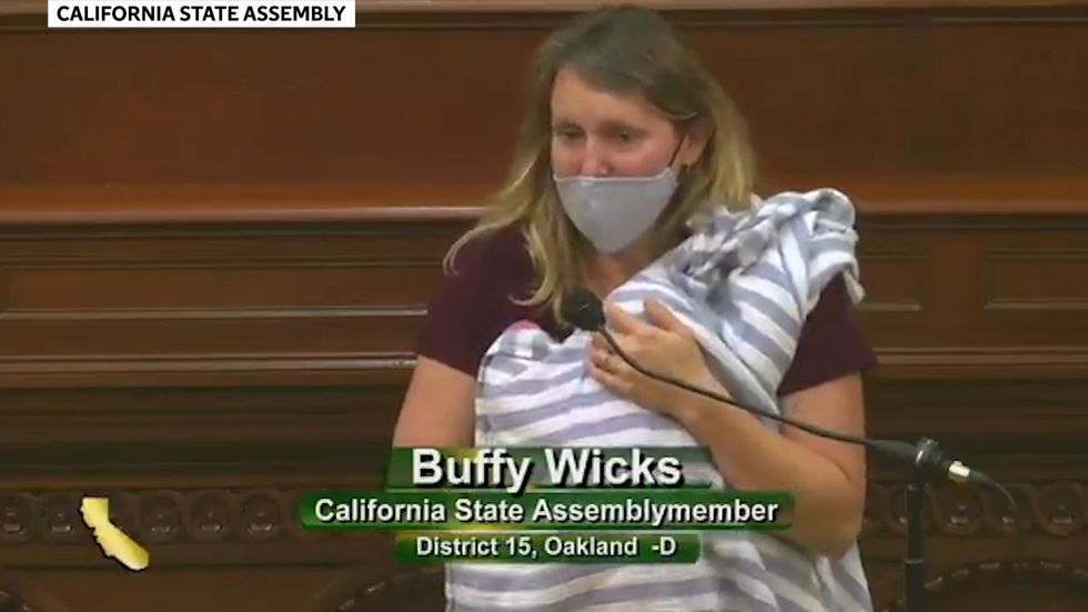 California lawmaker brings newborn to Assembly floor after being denied proxy vote