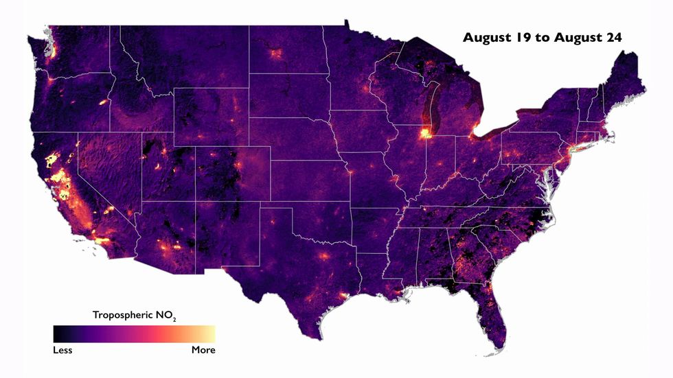 Exclusive video: California wildfire emissions August 2020