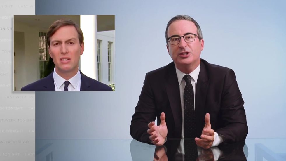 John Oliver tells Jared Kushner to 'get f***ed' over NBA protests response