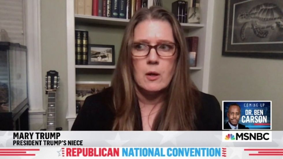 Mary Trump says GOP convention 'disturbing to watch' and calls portrayal of president a sham