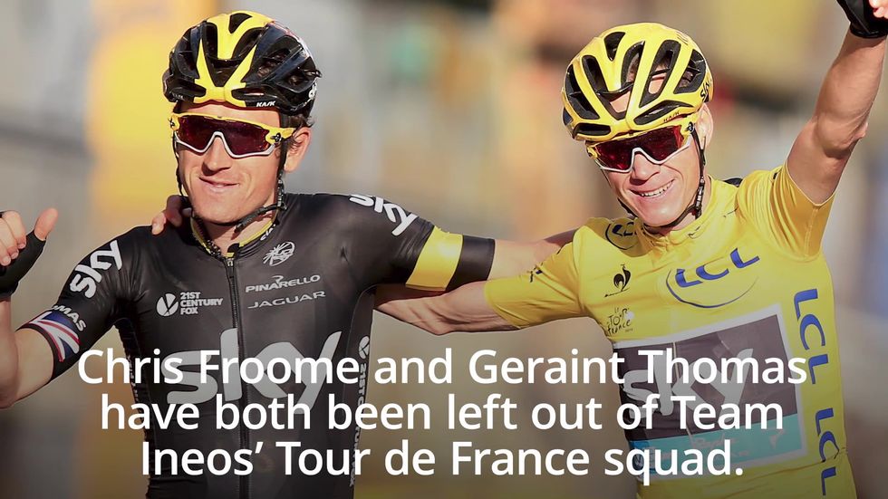 Chris Froome and Geraint Thomas left out of Team Ineos’ Tour de France squad