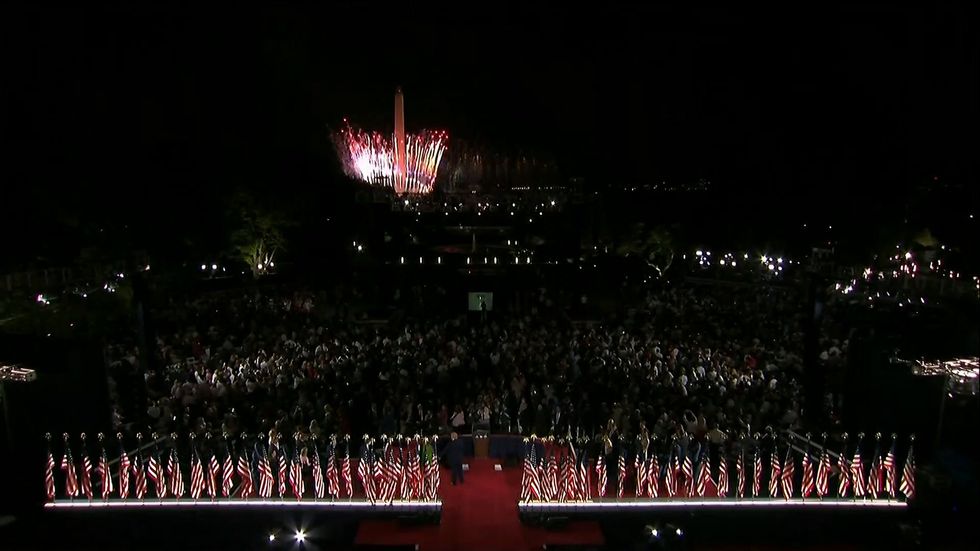 'Trump 2020' fireworks light up Washington
