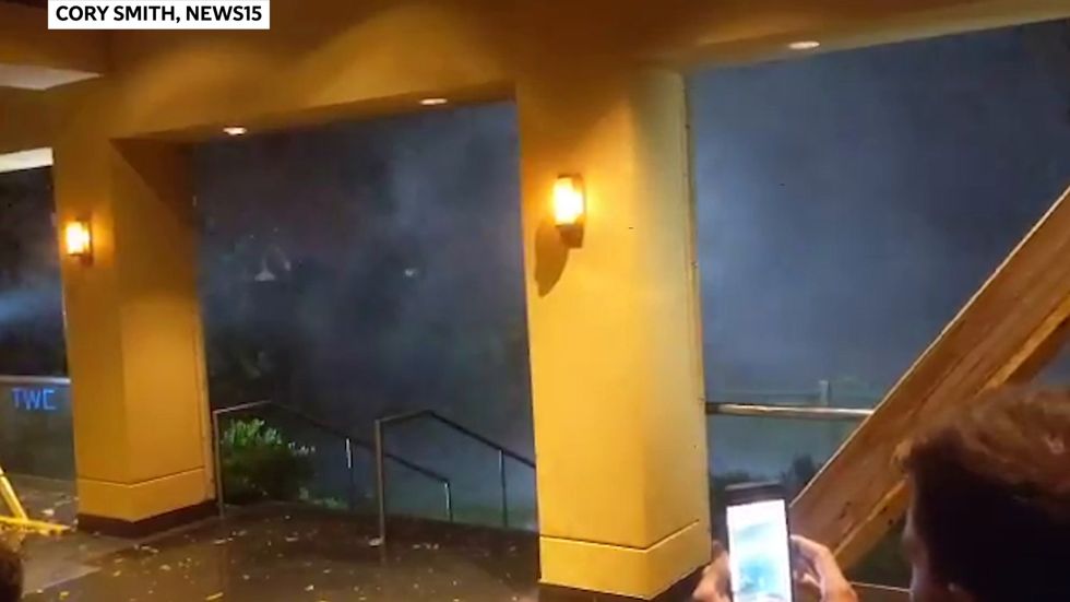 Hurricane Laura pounds Lake Charles area in Louisiana with extreme winds