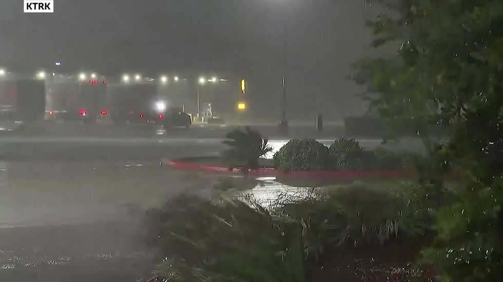 Hurricane Laura makes landfall in south west Louisiana