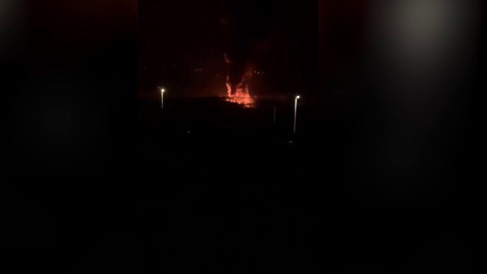 Train fire causes residents in south Wales to evacuate homes