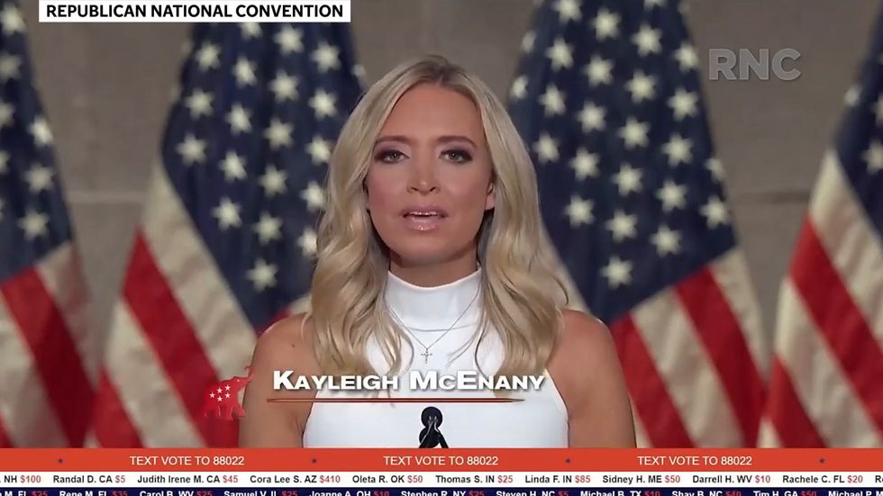 Kayleigh McEnany hails Trump's support for pre-existing conditions