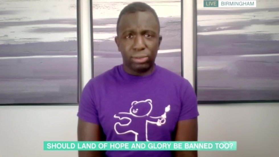 Eamonn Holmes asks Femi Oluwole why he's offended by the word 'slave'