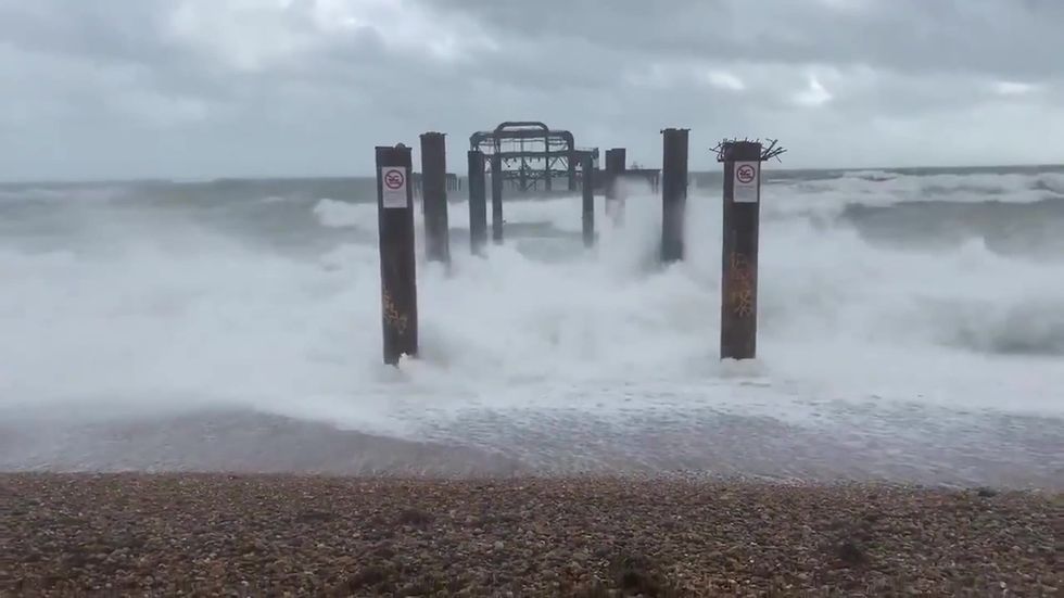Storm Francis sweeps across the UK