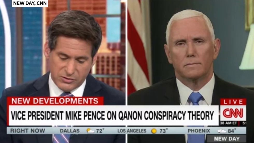 Mike Pence claims to not know anything about QAnon conspiracy theory