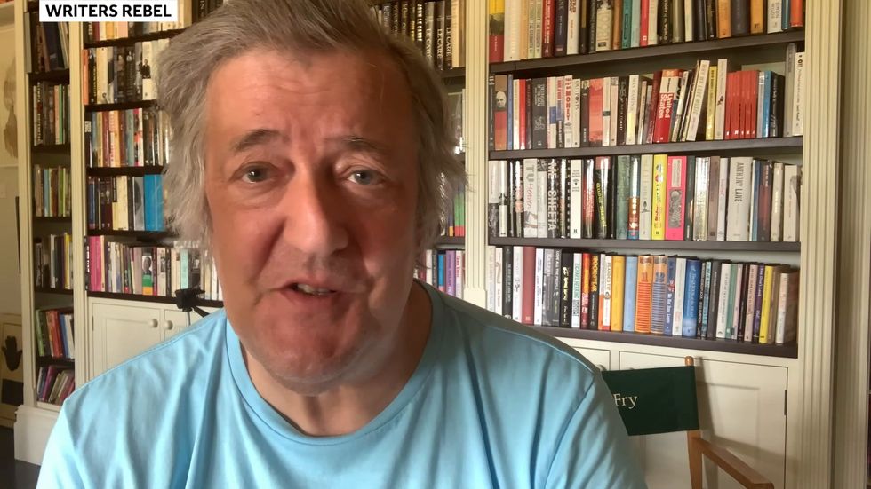 Stephen Fry teams up with Writers Rebel to discuss man-made climate change: 'We have to expose the lies'