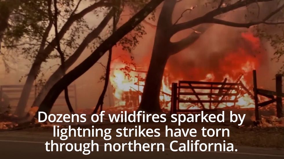 California wildfires death toll reaches five as thousands of homes are threatened