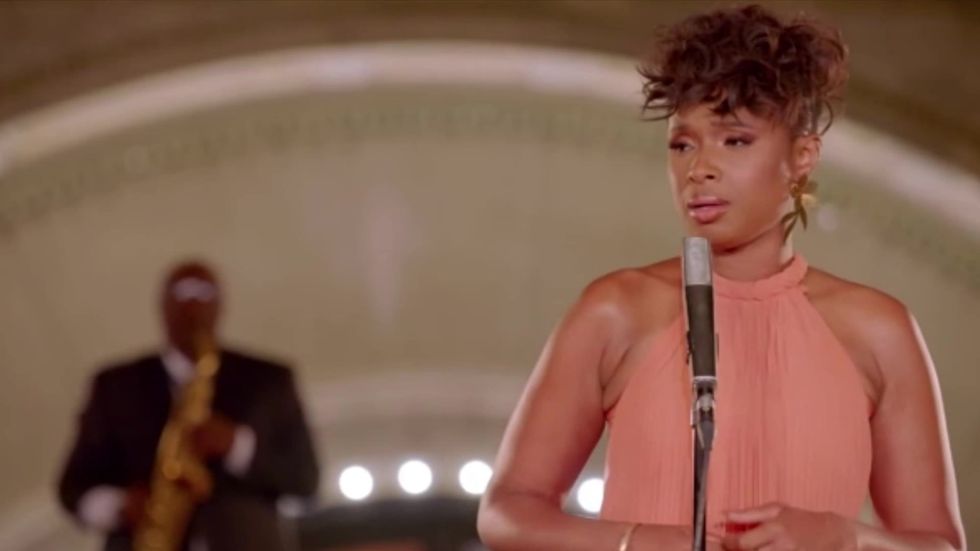 Jennifer Hudson performs 'A Change is Gonna Come' at Democratic National Convention