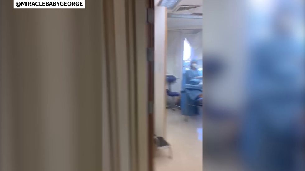 Doctor delivers baby during Beirut blast